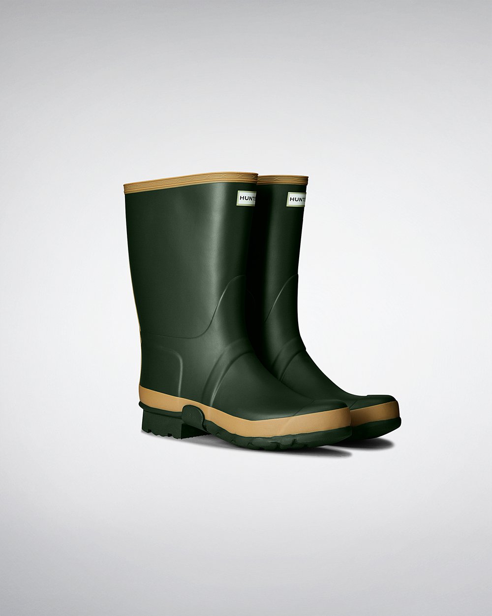Galochas Curtas Hunter Homem Verdes - Gardener - 50RJYZLNQ